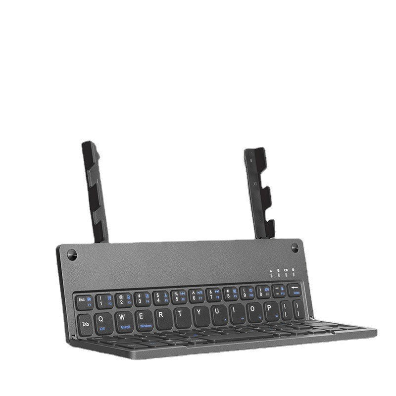 Foldable Bluetooth Keyboard with Stand – Portable Wireless Mini Keyboard for Phone, Tablet & Laptop (Rechargeable)