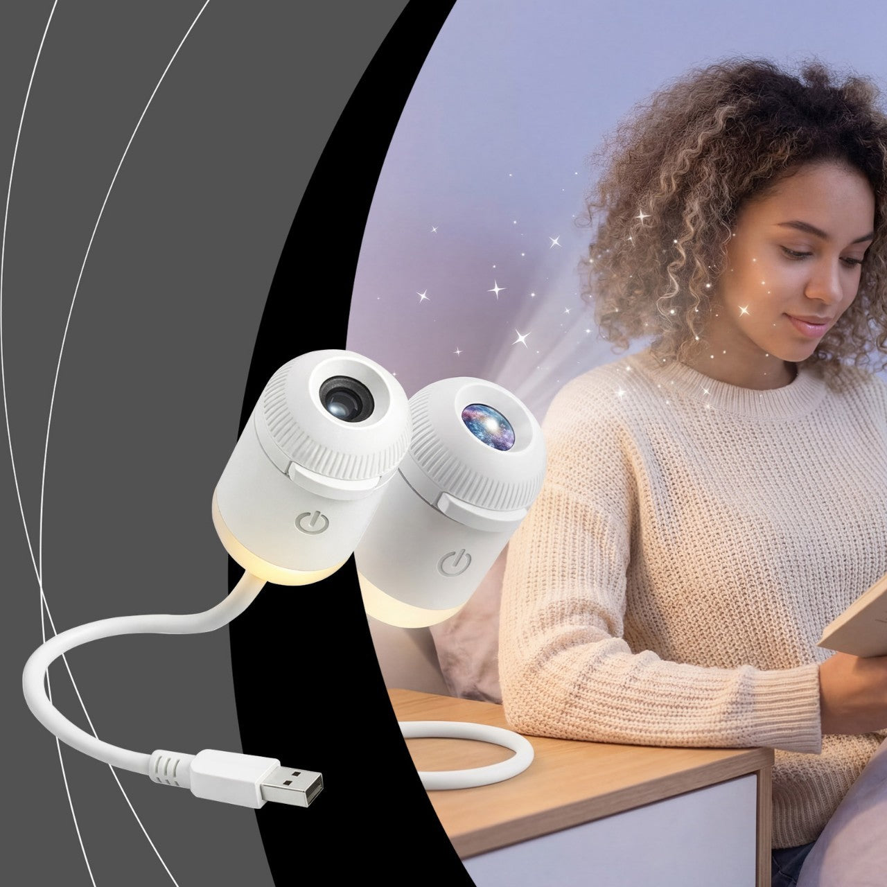 LED Star Projector – Bedroom Mood Light