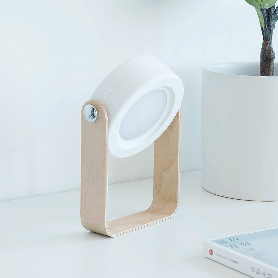 Foldable LED Night Light – Touch Dimmable, USB Rechargeable Portable Lantern for Home Decor