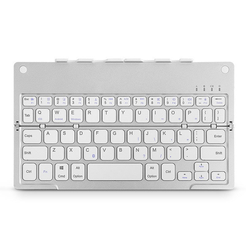 Foldable Bluetooth Keyboard with Stand – Portable Wireless Mini Keyboard for Phone, Tablet & Laptop (Rechargeable)