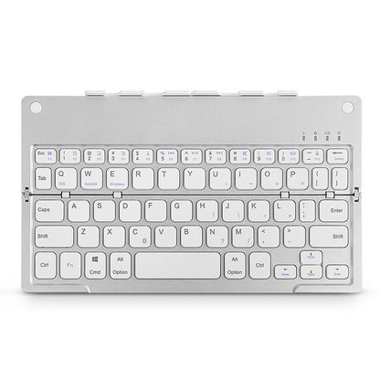 Foldable Bluetooth Keyboard with Stand – Portable Wireless Mini Keyboard for Phone, Tablet & Laptop (Rechargeable)