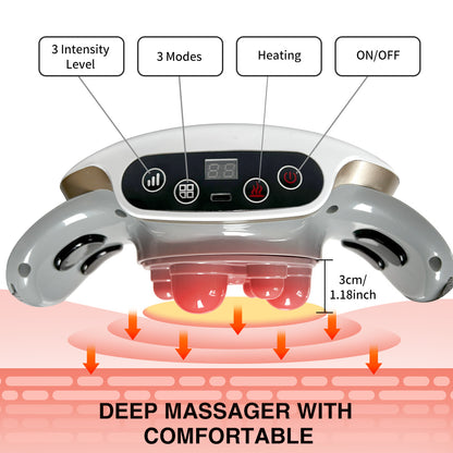 Automatic Abdominal Massager for Waist, Back, Neck & Legs – 3 Modes, Home & Office Use (Not for Amazon/Temu)