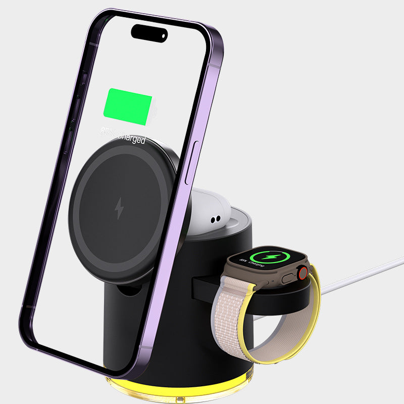 3-in-1 Foldable Magnetic Wireless Charger