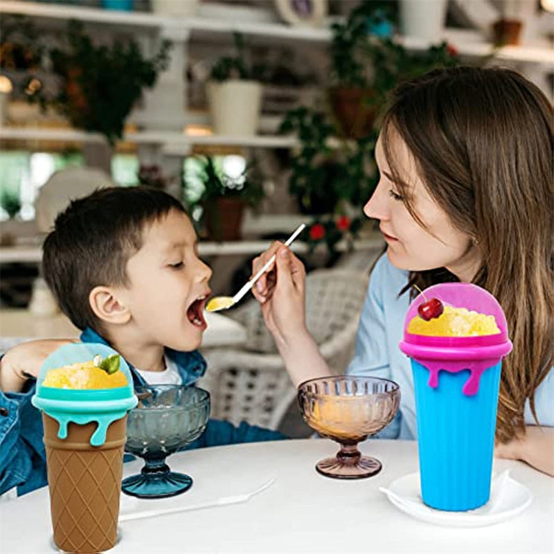 500ml Magic Slushy Cup – Fast Freeze Smoothie Maker Bottle for Homemade Juices & Ice Cream