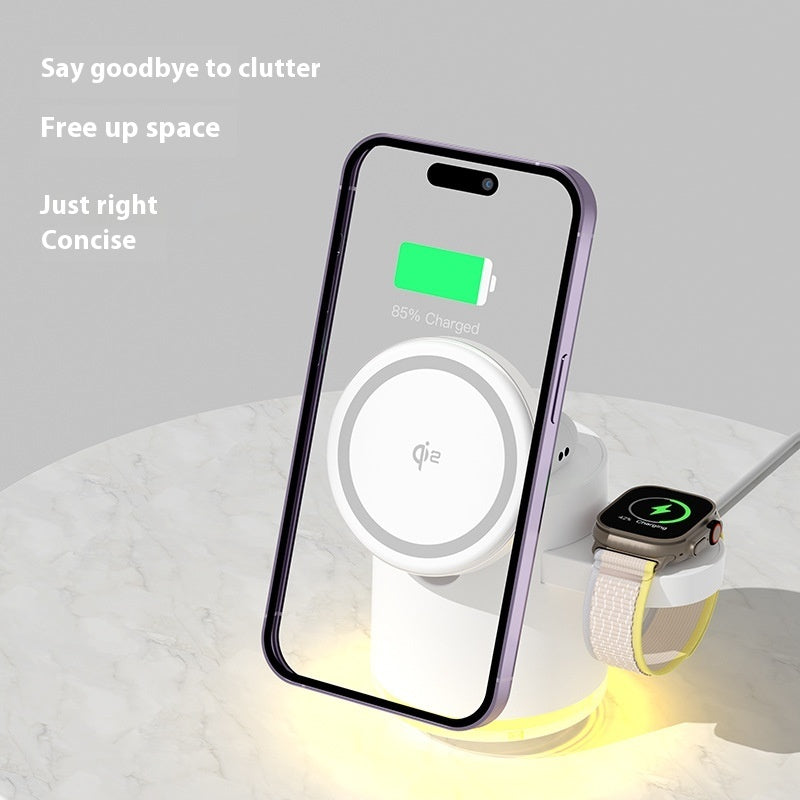 3-in-1 Foldable Magnetic Wireless Charger