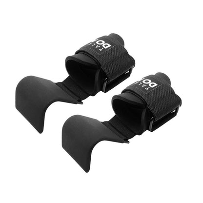 Pro Lifting Hooks with Wrist Wraps