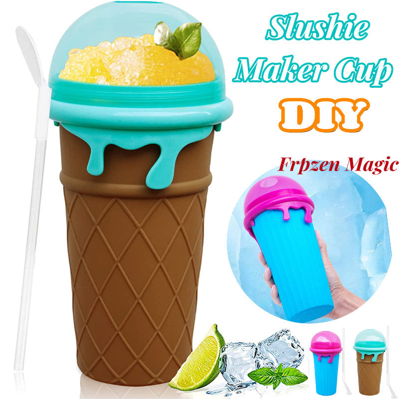 500ml Magic Slushy Cup – Fast Freeze Smoothie Maker Bottle for Homemade Juices & Ice Cream