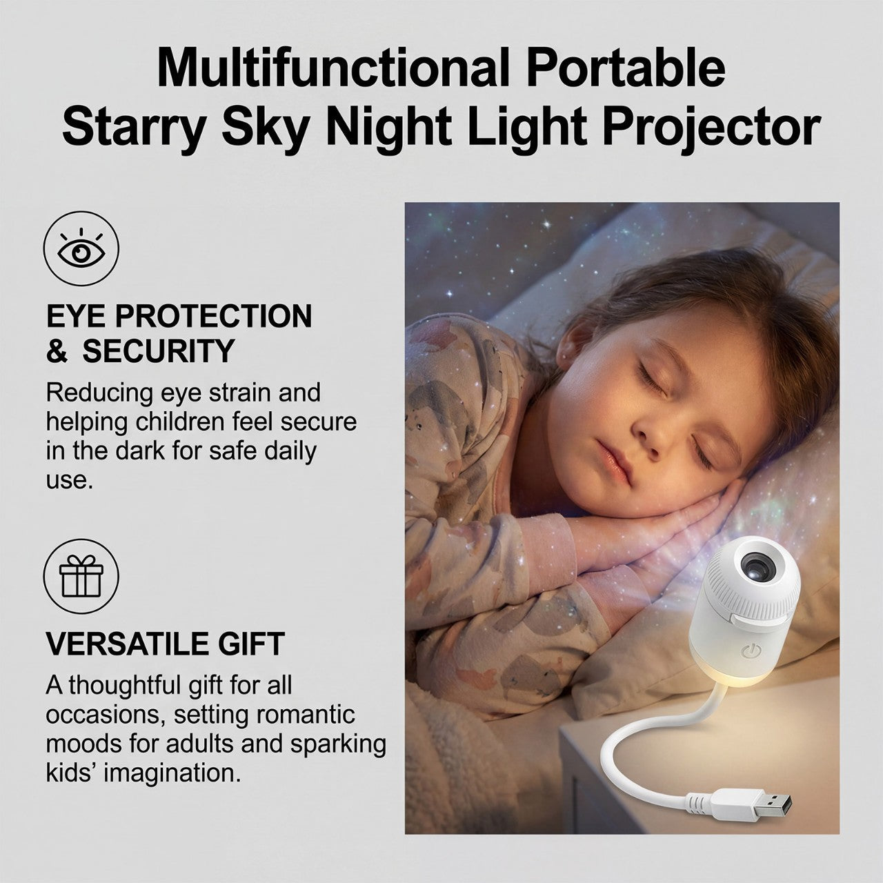 LED Star Projector – Bedroom Mood Light
