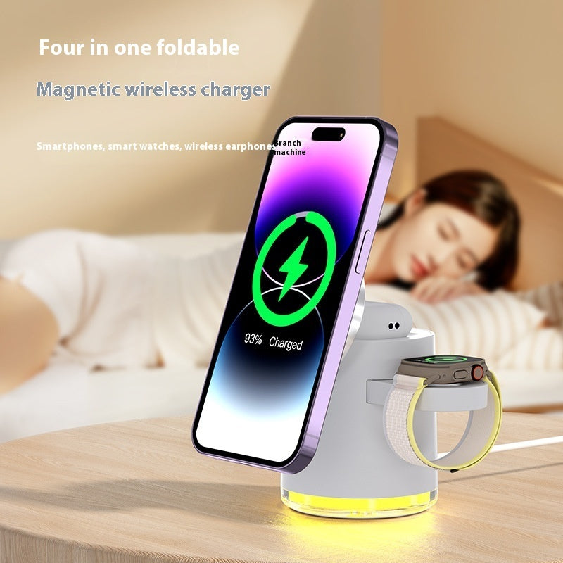 3-in-1 Foldable Magnetic Wireless Charger
