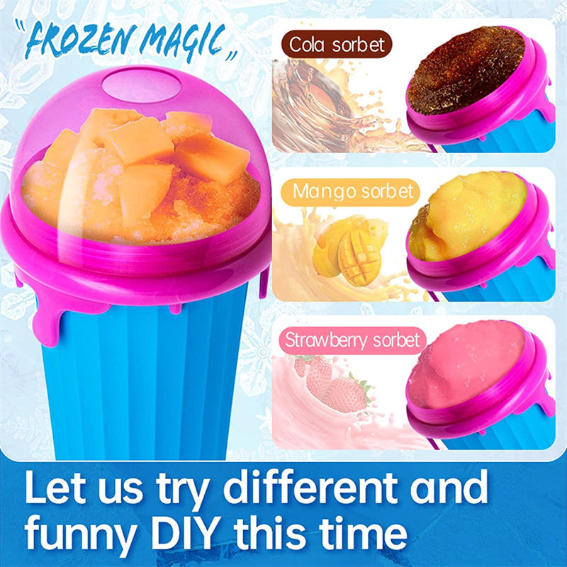 500ml Magic Slushy Cup – Fast Freeze Smoothie Maker Bottle for Homemade Juices & Ice Cream