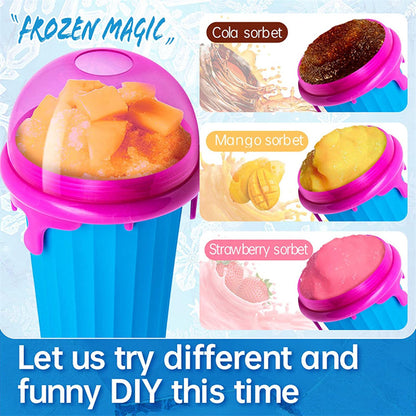500ml Magic Slushy Cup – Fast Freeze Smoothie Maker Bottle for Homemade Juices & Ice Cream