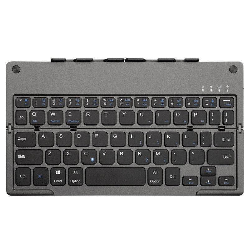 Foldable Bluetooth Keyboard with Stand – Portable Wireless Mini Keyboard for Phone, Tablet & Laptop (Rechargeable)