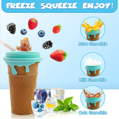 500ml Magic Slushy Cup – Fast Freeze Smoothie Maker Bottle for Homemade Juices & Ice Cream