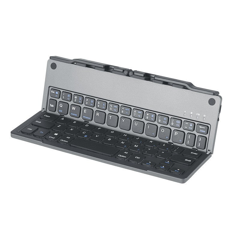 Foldable Bluetooth Keyboard with Stand – Portable Wireless Mini Keyboard for Phone, Tablet & Laptop (Rechargeable)