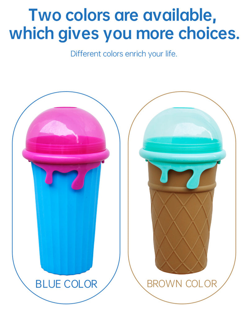 500ml Magic Slushy Cup – Fast Freeze Smoothie Maker Bottle for Homemade Juices & Ice Cream