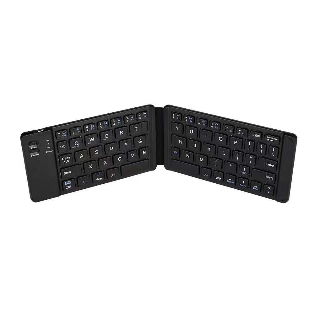 Foldable Bluetooth Keyboard with Stand – Portable Wireless Mini Keyboard for Phone, Tablet & Laptop (Rechargeable)